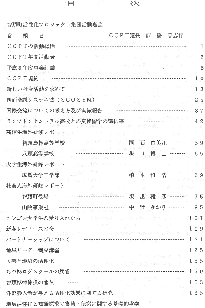 目次平成2年